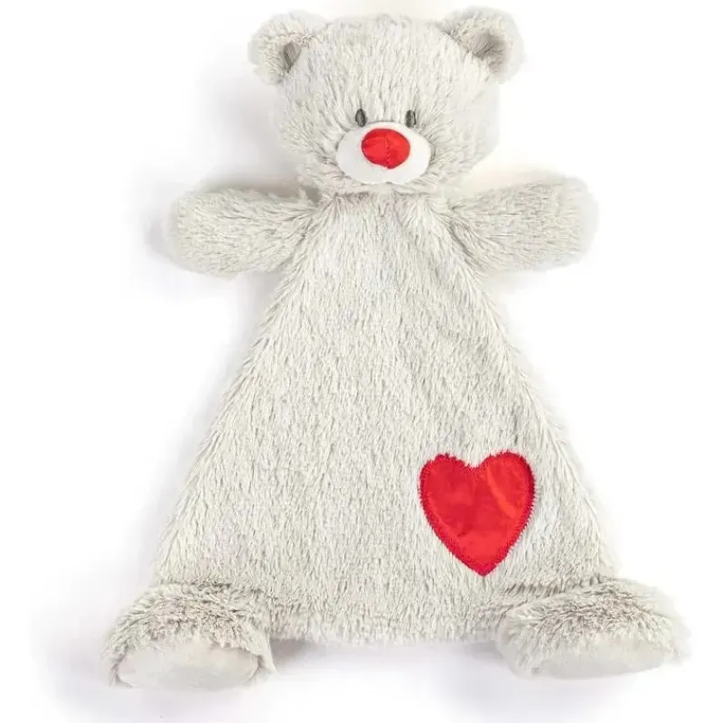 Demdaco Plush & Stuffed Animals|Birthday Party*- Birthstone Color Ruby and Grey, Stuffed Animal Blankie Bear July