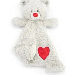 Demdaco Plush & Stuffed Animals|Birthday Party*- Birthstone Color Ruby and Grey, Stuffed Animal Blankie Bear July