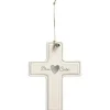 Demdaco Baptism*- Bless This Child Wall Cross, Neutral