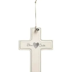 Demdaco Baptism*- Bless This Child Wall Cross, Neutral