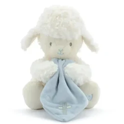 Demdaco Baptism*- Blue Jesus Loves Me Mechanical Lamb