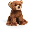Demdaco Plush & Stuffed Animals*- Brown Grizzly Bear Cub Children's Plush Beanbag Stuffed Animal Toy