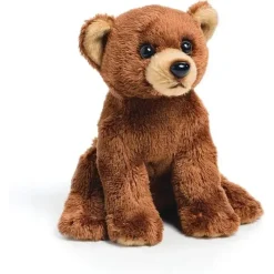 Demdaco Plush & Stuffed Animals*- Brown Grizzly Bear Cub Children's Plush Beanbag Stuffed Animal Toy