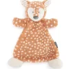 Demdaco Plush & Stuffed Animals*- Cozies Fiona Fawn Tan and White, Stuffed Animal Security Snuggly Rattle Blankie