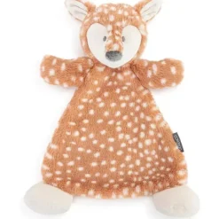 Demdaco Plush & Stuffed Animals*- Cozies Fiona Fawn Tan and White, Stuffed Animal Security Snuggly Rattle Blankie