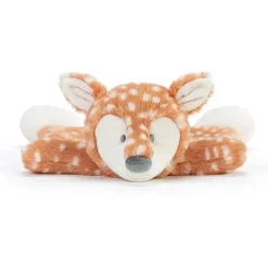 Demdaco Plush & Stuffed Animals*- Cozies Fiona Fawn Tan and White, Stuffed Animal Security Snuggly Rattle Blankie