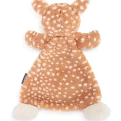 Demdaco Plush & Stuffed Animals*- Cozies Fiona Fawn Tan and White, Stuffed Animal Security Snuggly Rattle Blankie