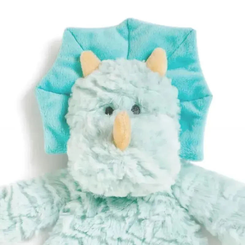 Demdaco Lovies, Security Blankets & Blankies*- Darcy Dinosaur Rattle Blankie