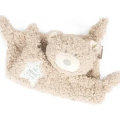 Demdaco Plush & Stuffed Animals*- Fuzzy Brown Bear Sweet Dreams Polyester Plush Blankie
