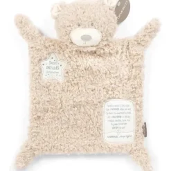 Demdaco Plush & Stuffed Animals*- Fuzzy Brown Bear Sweet Dreams Polyester Plush Blankie