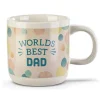 Demdaco Gift For Dad*- Heat Reveal Mug, Worlds Best Dad