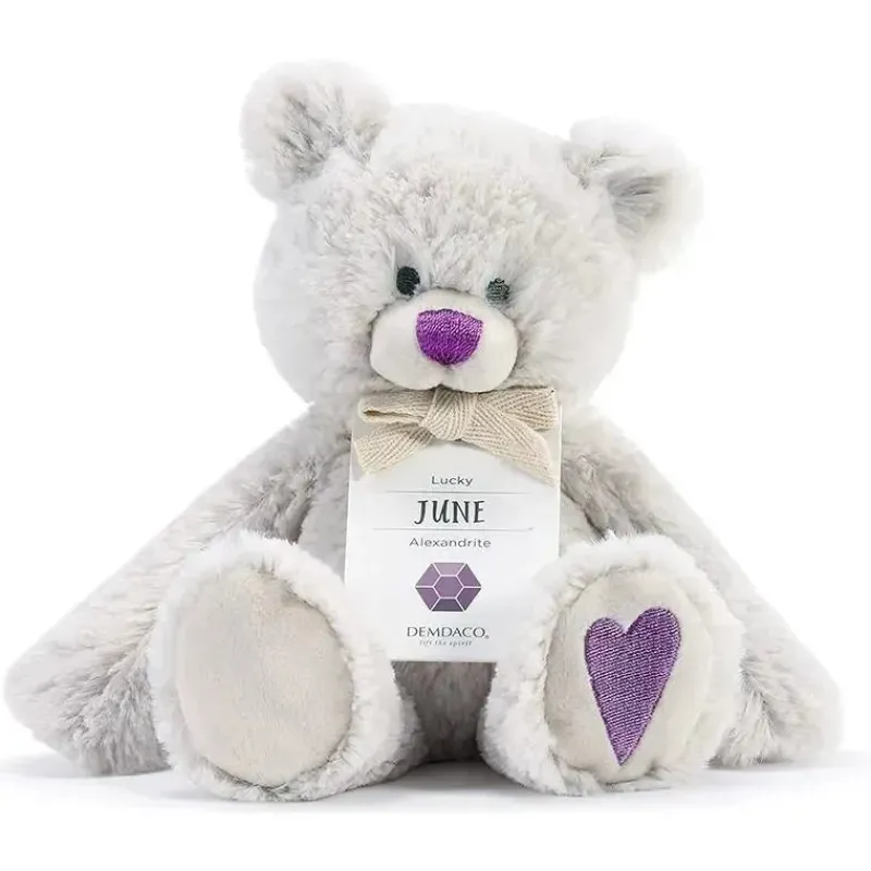 Demdaco Plush & Stuffed Animals|Birthday Party*- June Birthstone Plush Bear