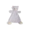 Demdaco Lovies, Security Blankets & Blankies*- Kennedy Kitty Rattle Blankie