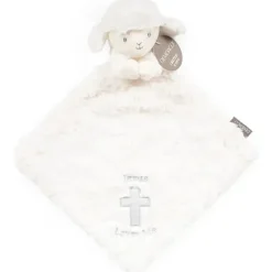 Demdaco Lovies, Security Blankets & Blankies*- Lamb Rattle Blankie
