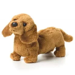 Demdaco Plush & Stuffed Animals*- Light Brown Dachshund Children's Plush Beanbag Stuffed Animal Toy
