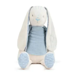 Demdaco Plush & Stuffed Animals*- Linen Plush Blue Bunny