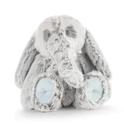 Demdaco Rattles & Teethers|Toys For 0-12 Months*- Luxurious Elephant Rattle, Blue