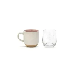 Demdaco Gift For Mom*- Mug And Wine Glass Set, When Baby Wakes/Sleeps