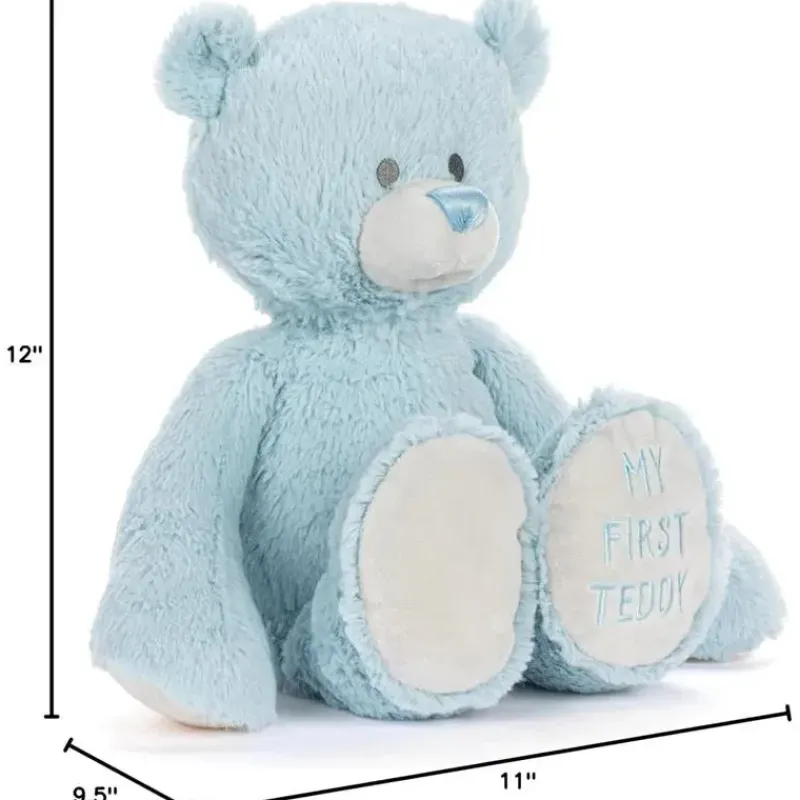 Demdaco Plush & Stuffed Animals|Gift For Baby*- My First Teddy Bear 16, Blue