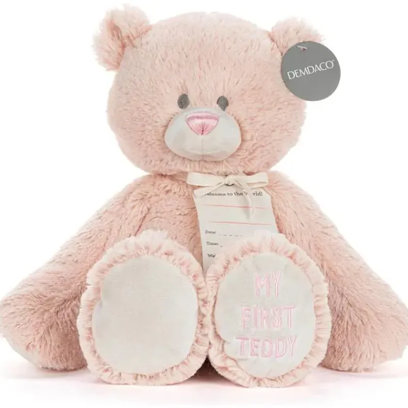 Demdaco Plush & Stuffed Animals|Gift For Baby*- My First Teddy Bear 16, Pink