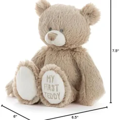 Demdaco Plush & Stuffed Animals|Gift For Baby*- My First Teddy Bear Mini, Neutral