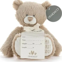 Demdaco Plush & Stuffed Animals|Gift For Baby*- My First Teddy Bear Mini, Neutral