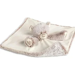 Demdaco Lovies, Security Blankets & Blankies|Gift For Baby*- Neutral Teddy Rattle Blankie