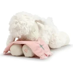 Demdaco Baptism*- Pink Goodnight Prayer Mechanical Lamb