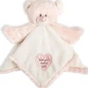 Demdaco Lovies, Security Blankets & Blankies|Gift For Baby*- Teddy Rattle Blankie, Pink
