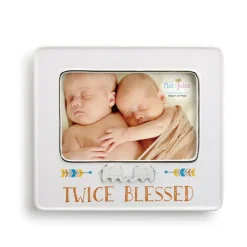 Demdaco Baby Shower*- Twice Blessed Frame 4X6 Twin