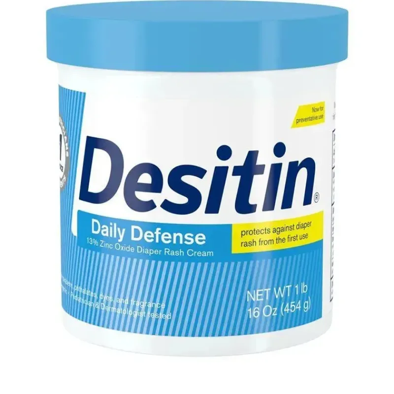 Desitin Diaper Rash*- 16 Oz Rapid Relief Blue Jar Baby Diaper Rash