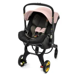 Doona Car Seat Head Support & Strap Covers*- Canopy & Shoulder Pads Set, Blush Pink