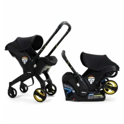 Doona Cool Baby Products|Infant Car Seats*- Infant Car Seat With Base & Stroller, Midnight