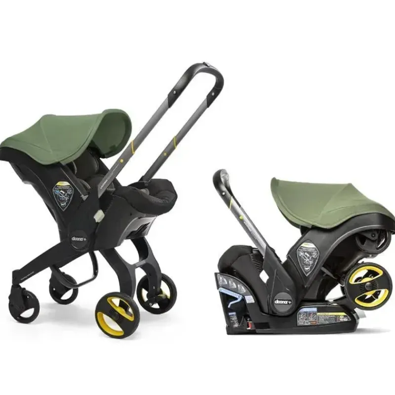 Doona Infant Car Seats|Single Strollers*- Infant Car Seat With Base & Stroller, Desert Green