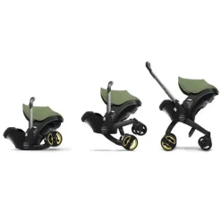 Doona Infant Car Seats|Single Strollers*- Infant Car Seat With Base & Stroller, Desert Green