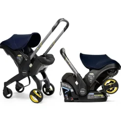Doona Infant Car Seats|Single Strollers*- Infant Car Seat With Base & Stroller, Royal Blue