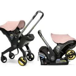 Doona Infant Car Seats|Single Strollers*- Infant Car Seat With Base & Stroller, Blush Pink