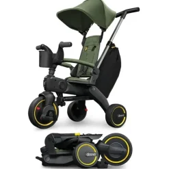 Kids Doona Ride-On Toys|Toys For 3 Year Old*- Liki Trike S3, Desert Green