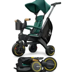 Kids Doona Ride-On Toys|Toys For 3 Year Old*- Liki Trike S5, Racing Green