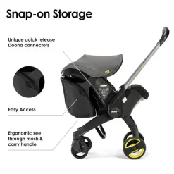 Doona Car Seat Storage & Accessories*- Snap-On Storage, Compatible with Car Seat & Stroller