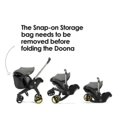 Doona Car Seat Storage & Accessories*- Snap-On Storage, Compatible with Car Seat & Stroller