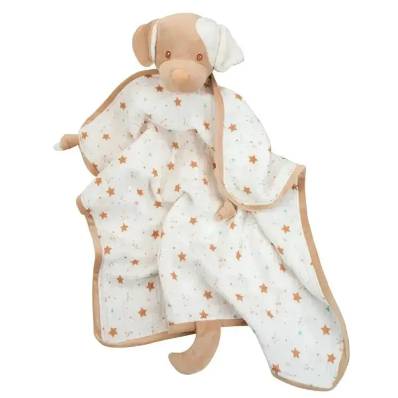 Douglas Lovies, Security Blankets & Blankies*Baby Auggie Tan Puppy Blanki Lovey