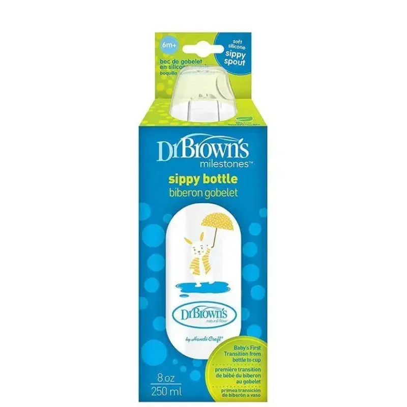 Dr. Brown's Easter|Bottles & Sets*Dr. Brown - 8 Oz Narrow Sippy Spout Bottle, Bunny