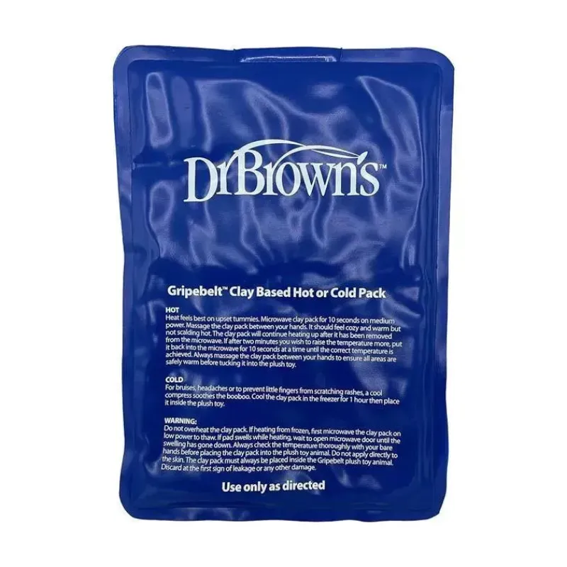 Dr. Brown's Pain & Fever Relief*Dr Brown - Infant Gripebelt for Colic Relief, Heated Tummy Wrap, Hedgehog, 0-3m