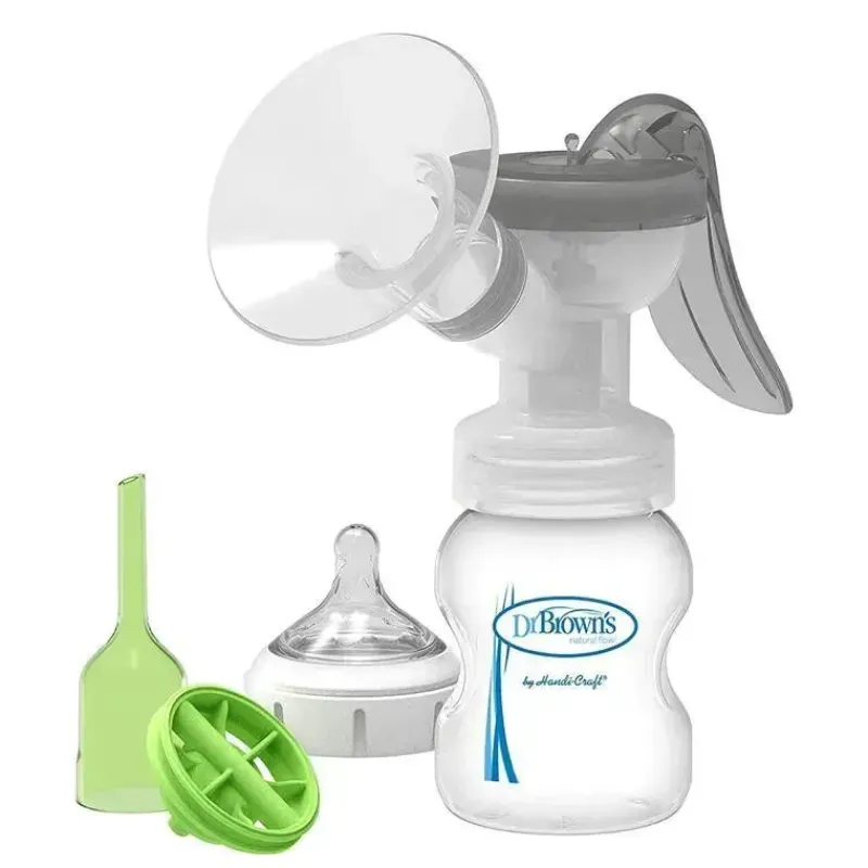 Dr. Brown's Breast Pumps*Dr. Brown - Manual Breast Pump with Softshape Silicone Shield