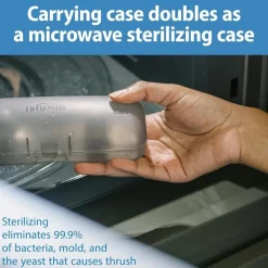 Dr. Brown's Nipple Protector*Dr. Brown - Nipple Shields 2-Pack With Sterilizer Case, Size 2