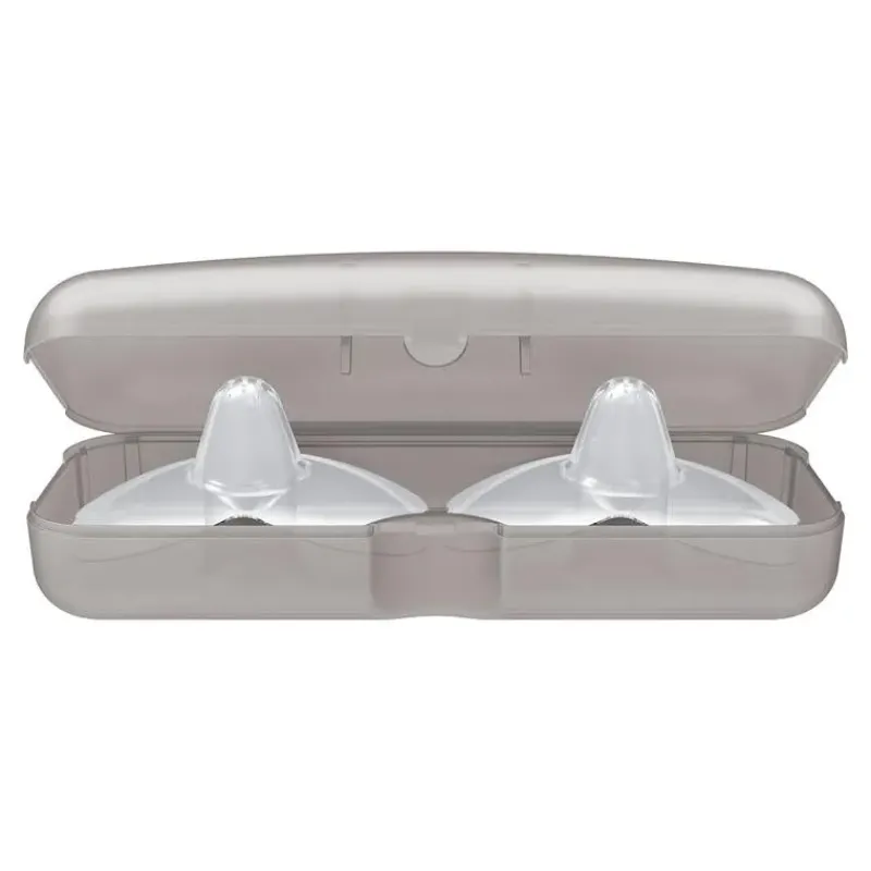 Dr. Brown's Nipple Protector*Dr. Brown - Nipple Shields 2-Pack With Sterilizer Case, Size 2