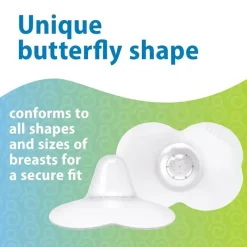 Dr. Brown's Nipple Protector*Dr. Brown - Nipple Shields 2-Pack With Sterilizer Case, Size 2