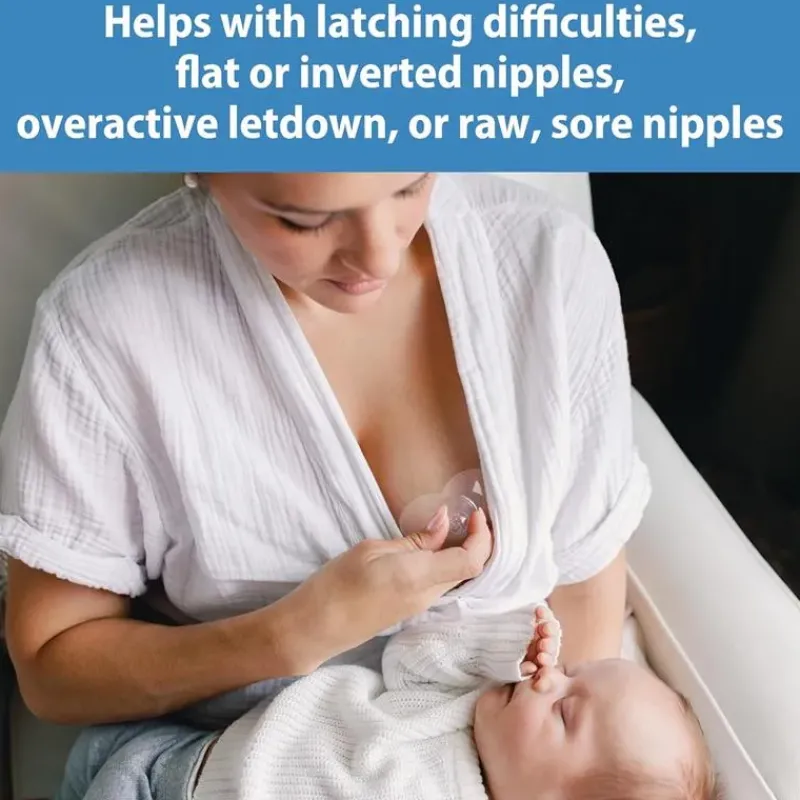 Dr. Brown's Nipple Protector*Dr. Brown - Nipple Shields 2-Pack With Sterilizer Case, Size 2