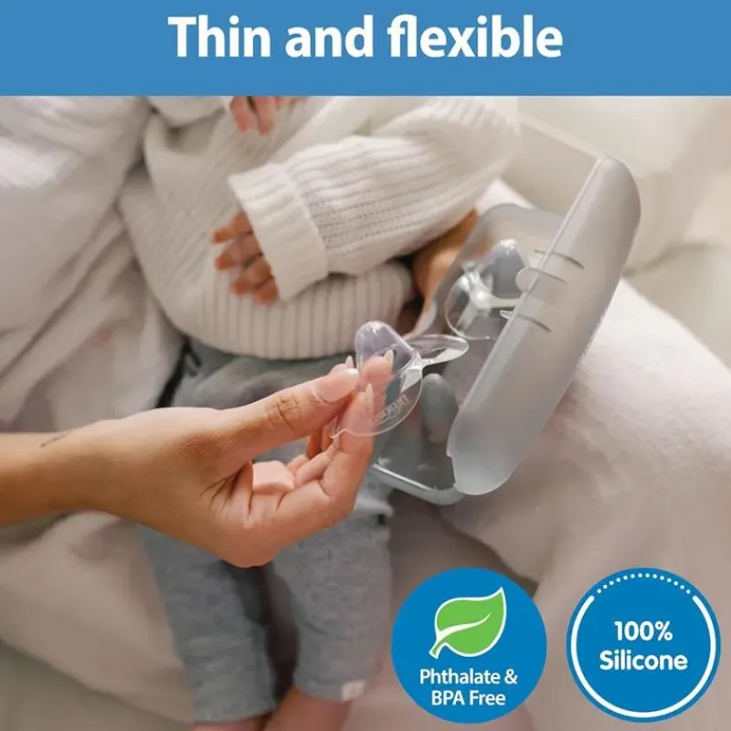 Dr. Brown's Nipple Protector*Dr. Brown - Nipple Shields 2-Pack With Sterilizer Case, Size 2